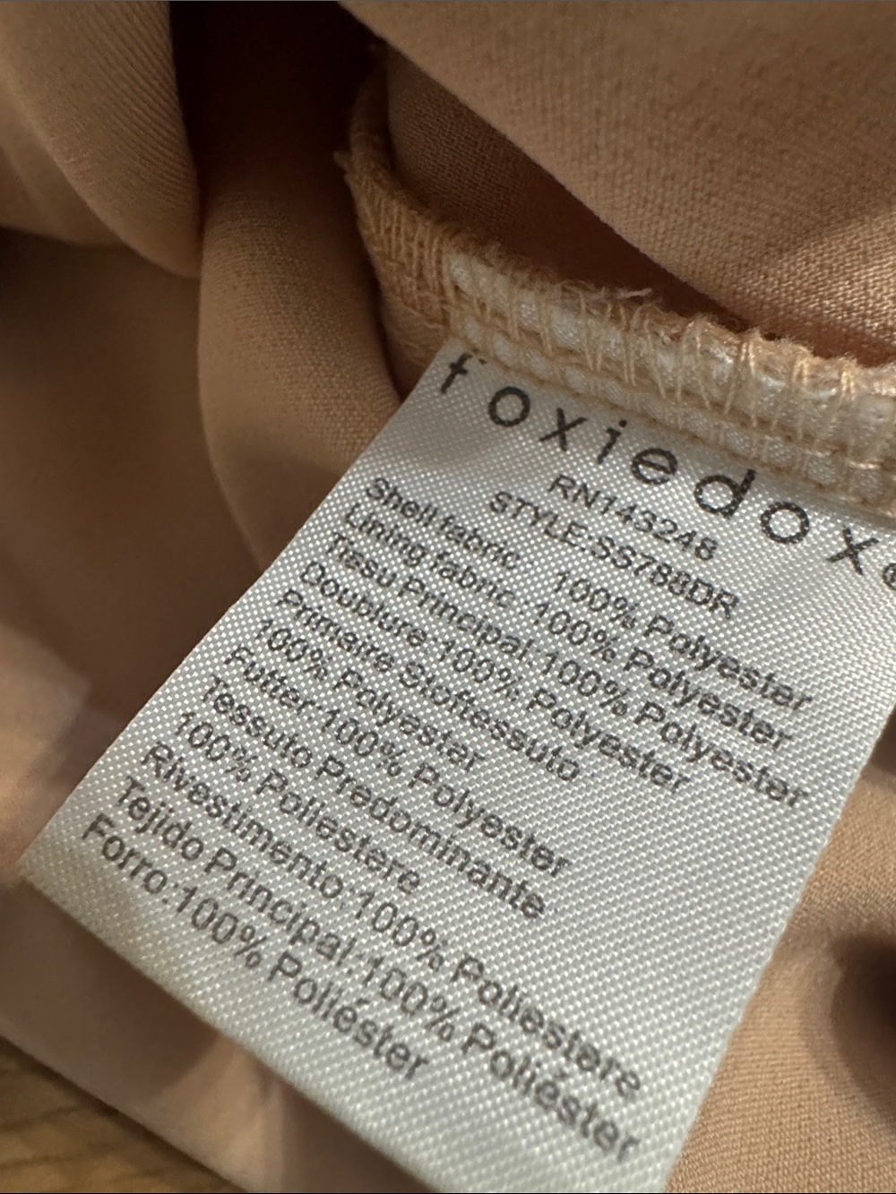 Foxiedox Cold Shoulder Pleated Lace Dress - Picture 9 of 9